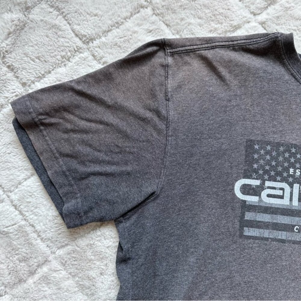 Carhartt | Relaxed Fit Lubbock Flag Graphic Short Sleeve T-Shirt | Size Large - Picture 5 of 11